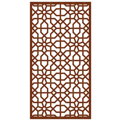 Decorazione Muro da Giardino 105x55 cm Moresco Acciaio Corten | homemem39