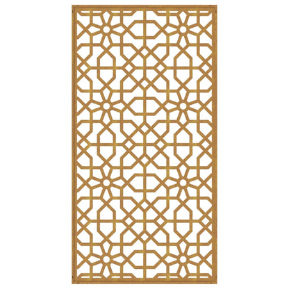 Decorazione Muro da Giardino 105x55 cm Moresco Acciaio Corten - homemem39
