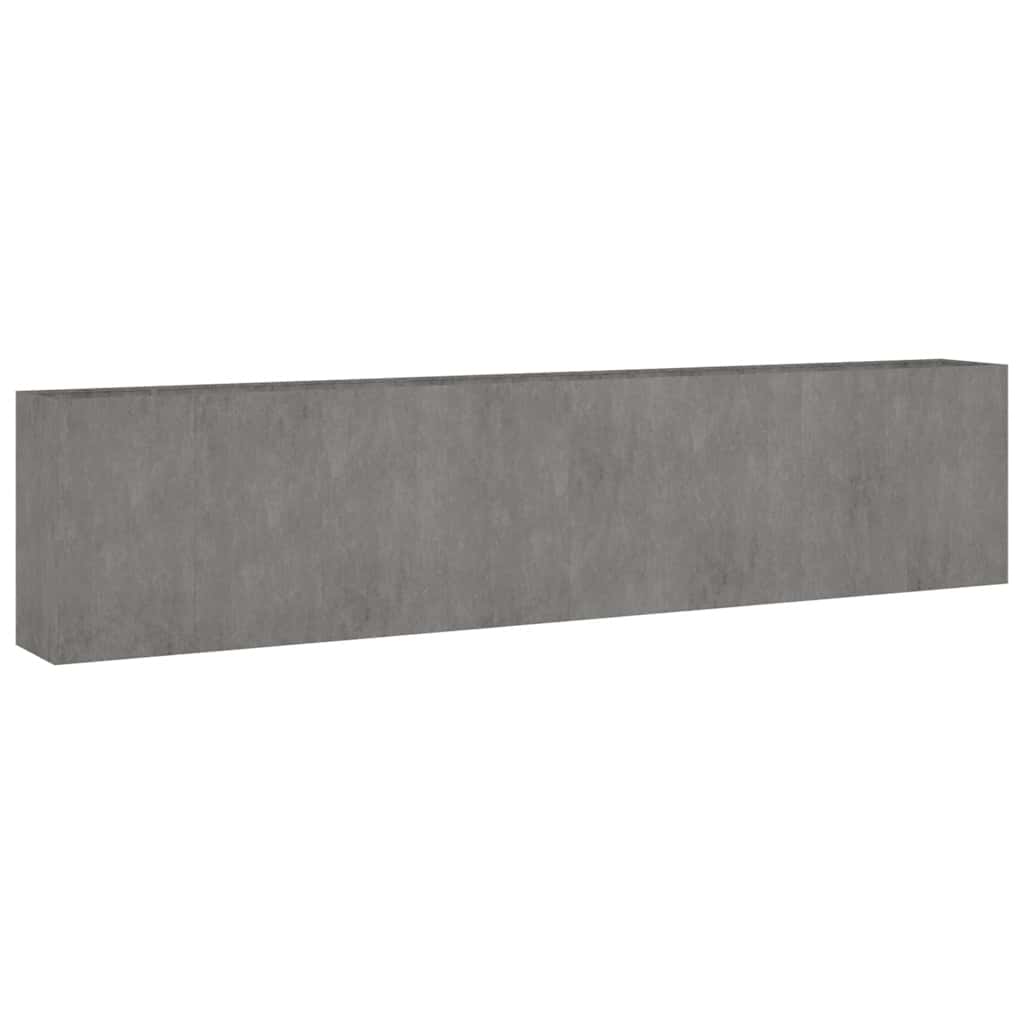 Fioriera Rialzata da Giardino 360x40x80 cm in Acciaio Corten | homemem39
