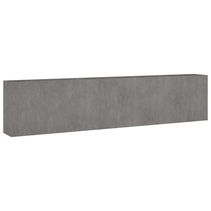 Fioriera Rialzata da Giardino 360x40x80 cm in Acciaio Corten | homemem39