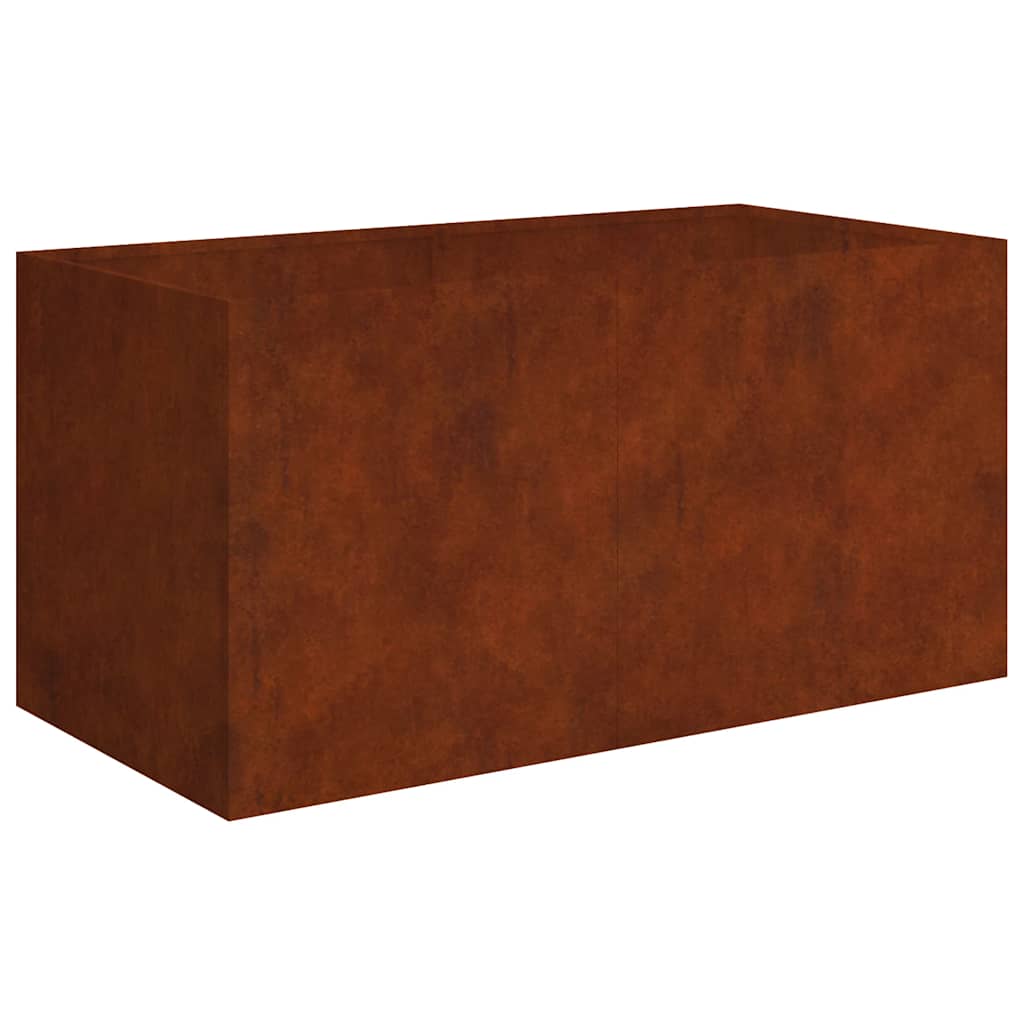 Fioriera 80x40x40 cm in Acciaio Corten | homemem39