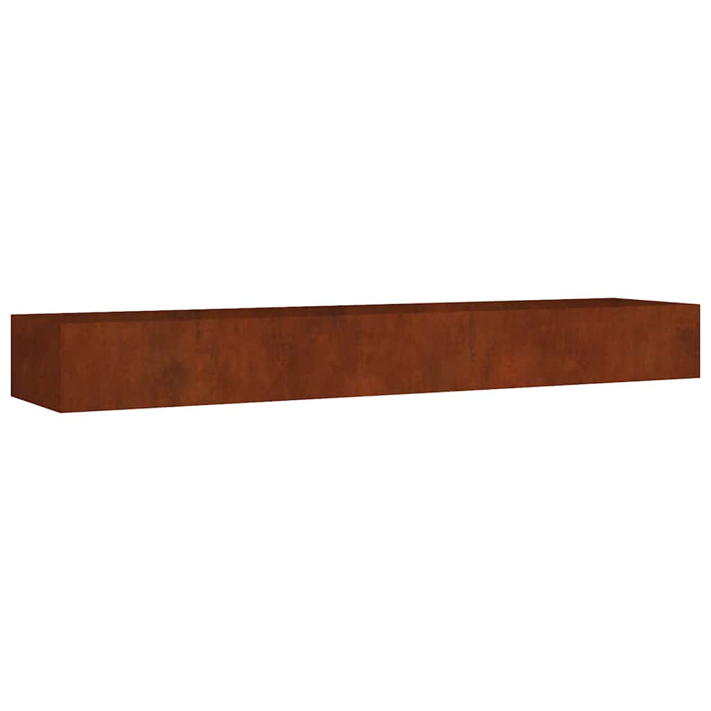 Fioriera Rialzata da Giardino 360x80x40 cm in Acciaio Corten | homemem39