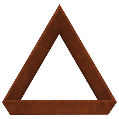 Fioriera da Giardino 50x43x75 cm in Acciaio Corten