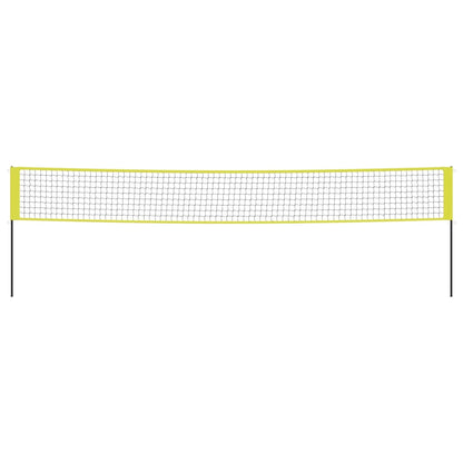 Rete da Pallavolo Gialla e Nera 823x244 cm Tessuto PE