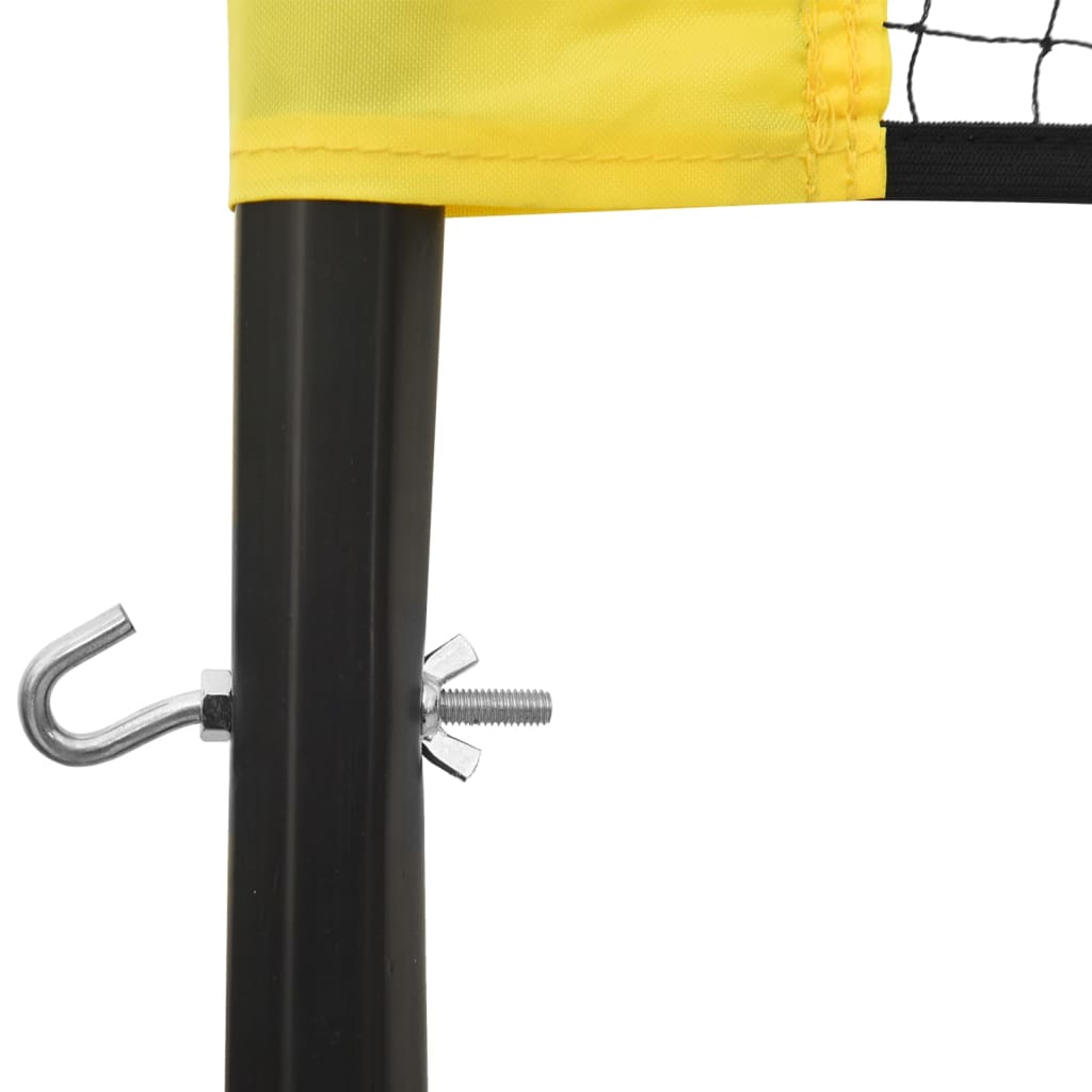 Rete da Pallavolo Gialla e Nera 823x244 cm Tessuto PE | homemem39