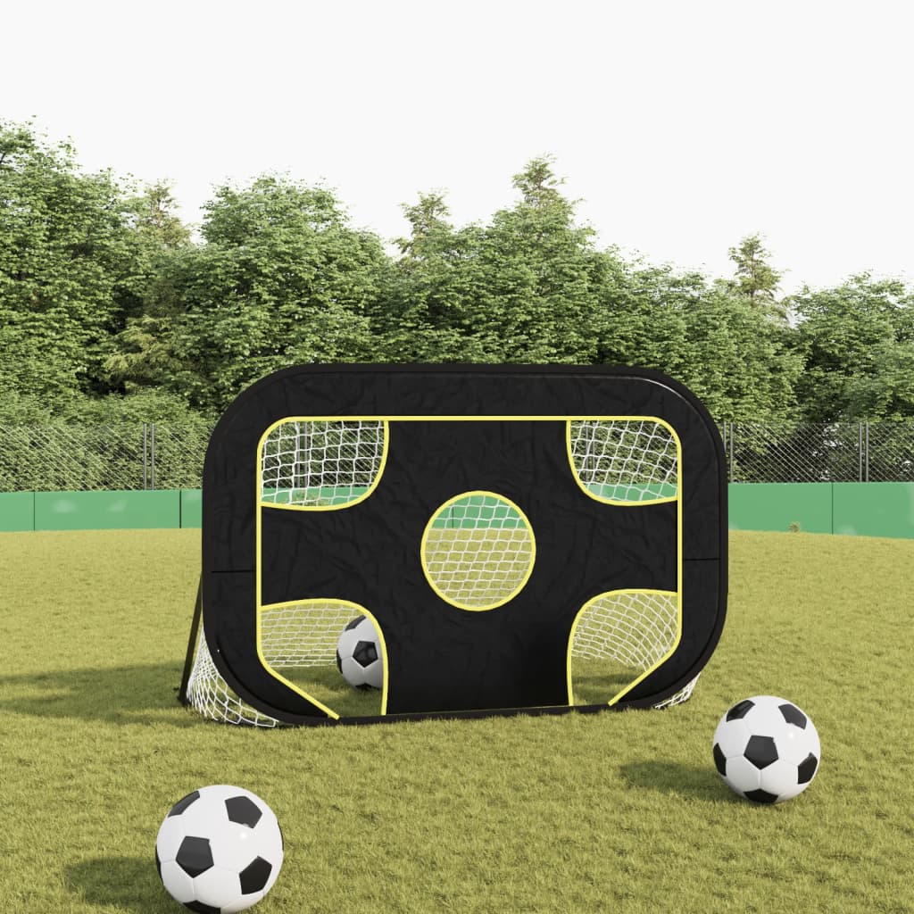 Porta da Calcio con Bersagli 120x80x80 cm in Poliestere - homemem39
