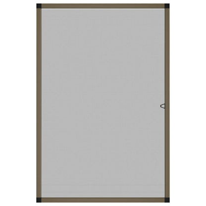 Zanzariera per Finestre Marrone 90x120 cm