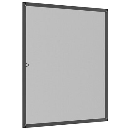 Zanzariera per Finestre Antracite 100x120 cm - homemem39