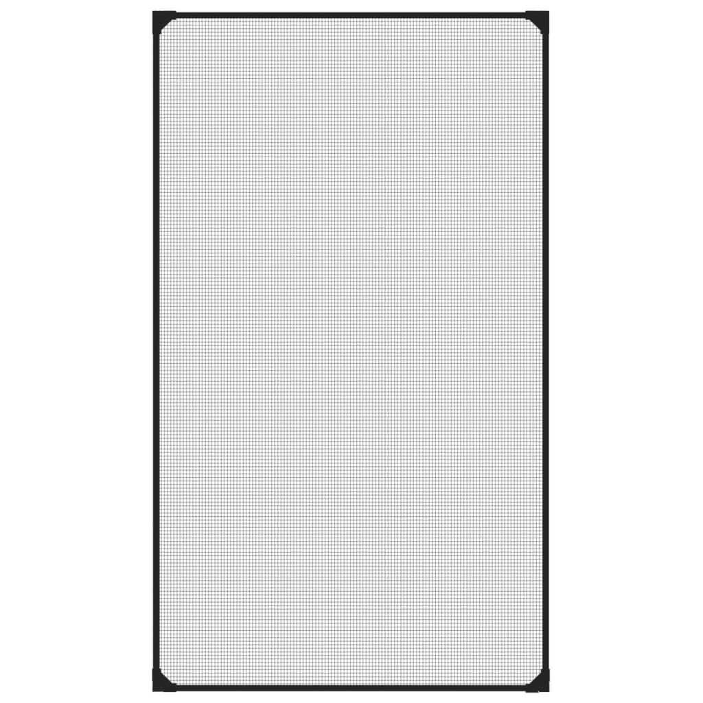 Zanzariera Magnetica per Finestre Antracite 80x140 cm