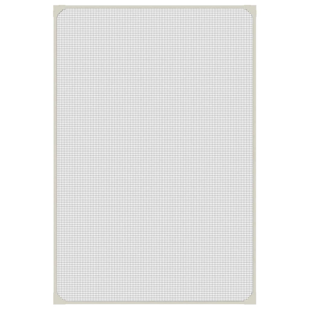 Zanzariera Magnetica per Finestre Bianca 80x120 cm