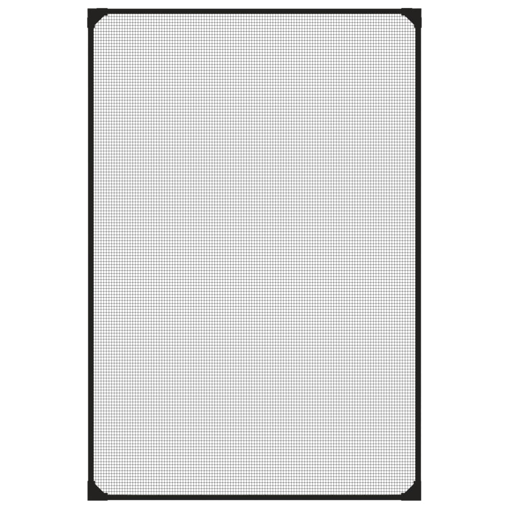Zanzariera Magnetica per Finestre Antracite 80x120 cm