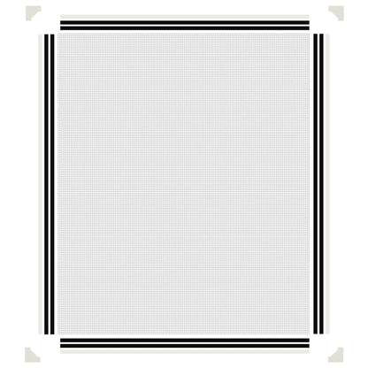 Zanzariera Magnetica per Finestre Bianca 100x120 cm