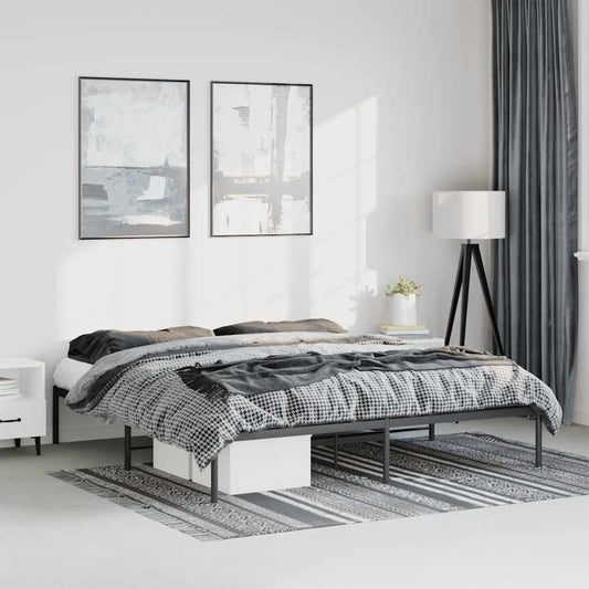 Giroletto in Metallo Nero 183x213 cm | homemem39