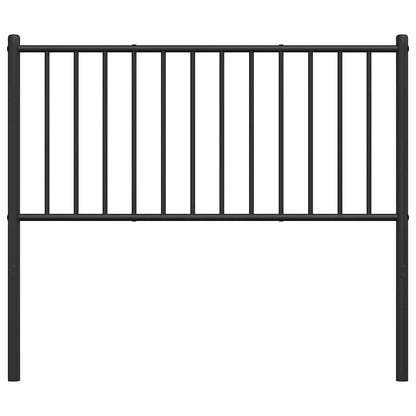 Testiera in Metallo Nero 100 cm - homemem39