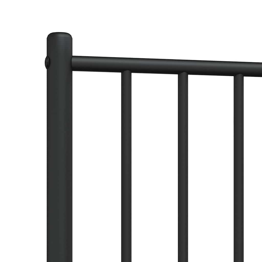 Testiera di Ricambio in Metallo Nero 100 cm