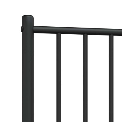 Testiera di Ricambio in Metallo Nero 100 cm
