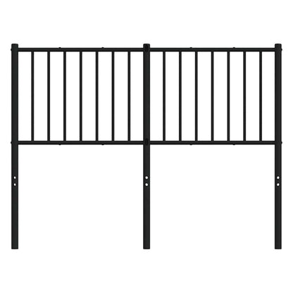 Testiera di Ricambio in Metallo Nero 120 cm