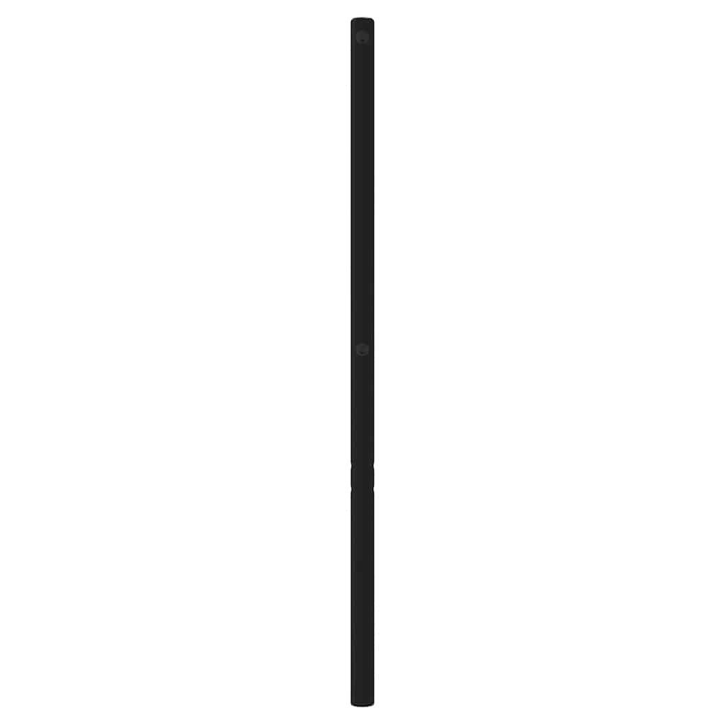 Testiera di Ricambio in Metallo Nero 120 cm