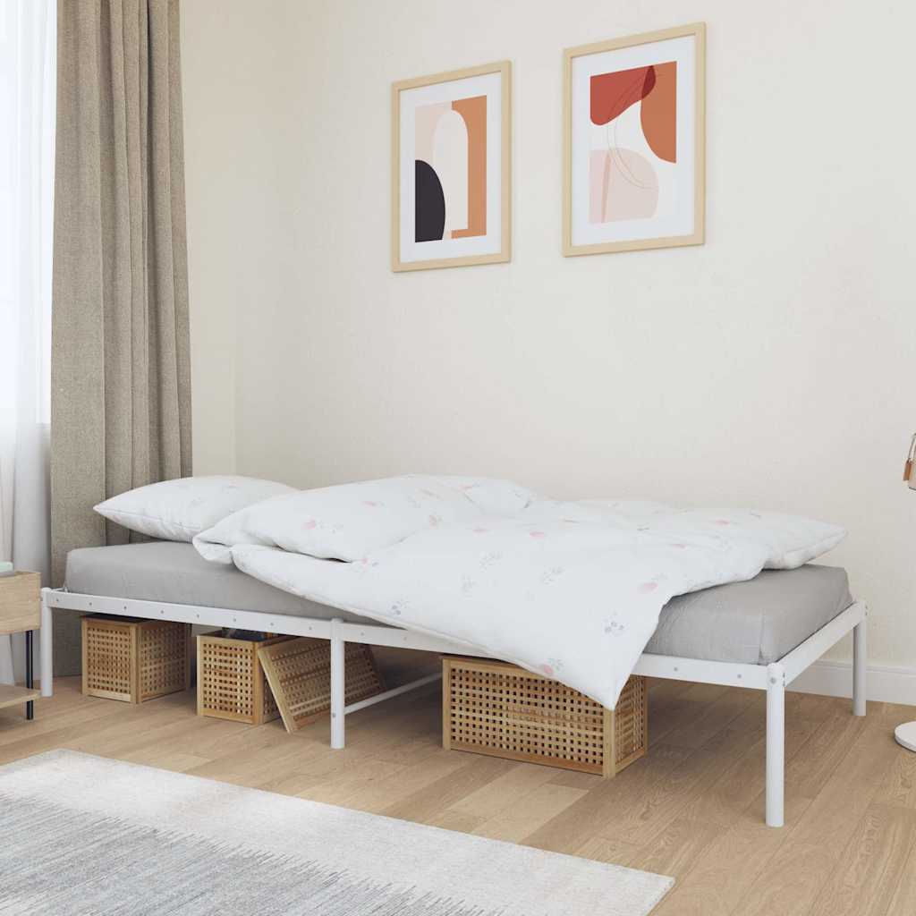 Giroletto in Metallo Bianco 90x200 cm | homemem39