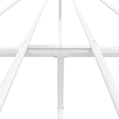 Giroletto con Testiera Metallo Bianco 150x200 cm