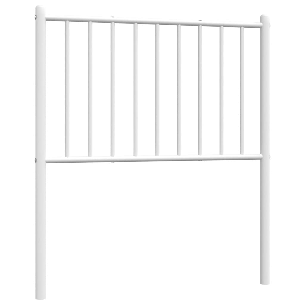 Testiera di Ricambio in Metallo Bianco 75 cm