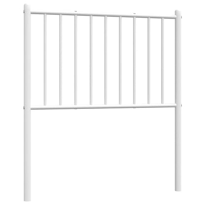 Testiera di Ricambio in Metallo Bianco 80 cm