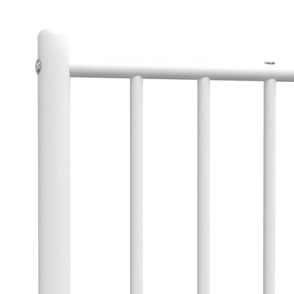 Testiera di Ricambio in Metallo Bianco 80 cm