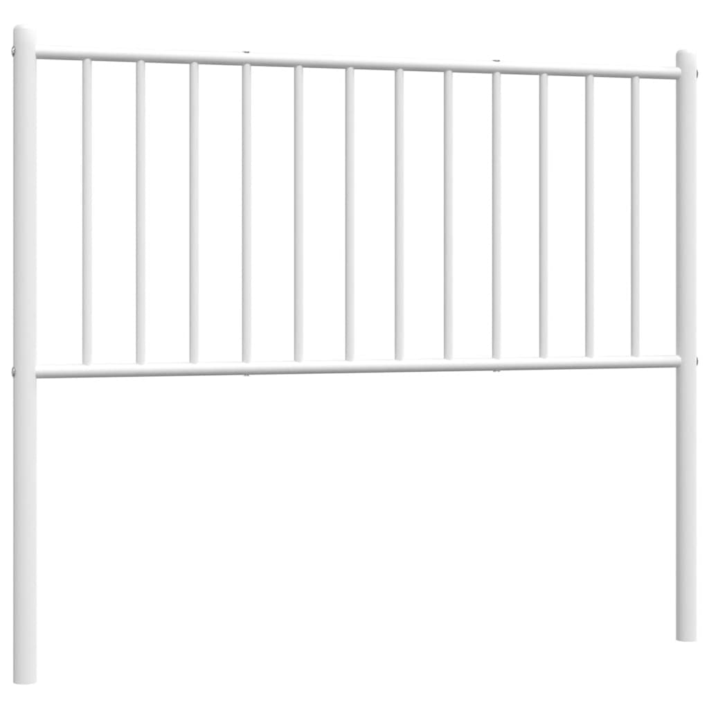 Testiera di Ricambio in Metallo Bianco 100 cm