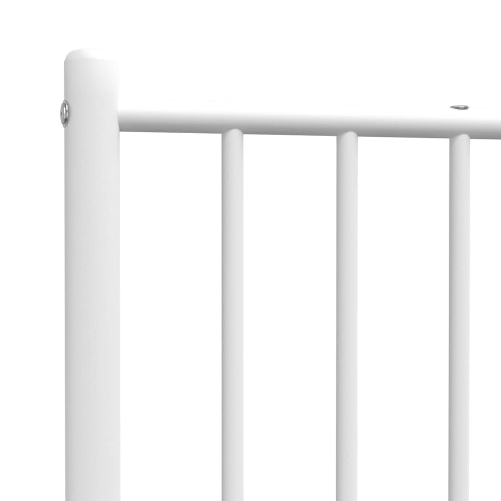 Testiera in Metallo Bianco 100 cm - homemem39