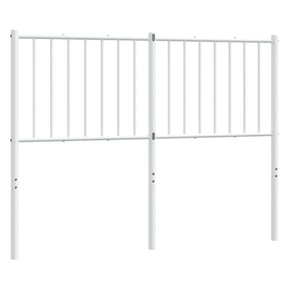 Testiera in Metallo Bianco 120 cm - homemem39