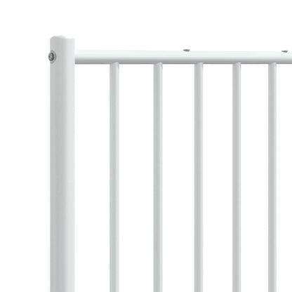 Testiera di Ricambio in Metallo Bianco 120 cm