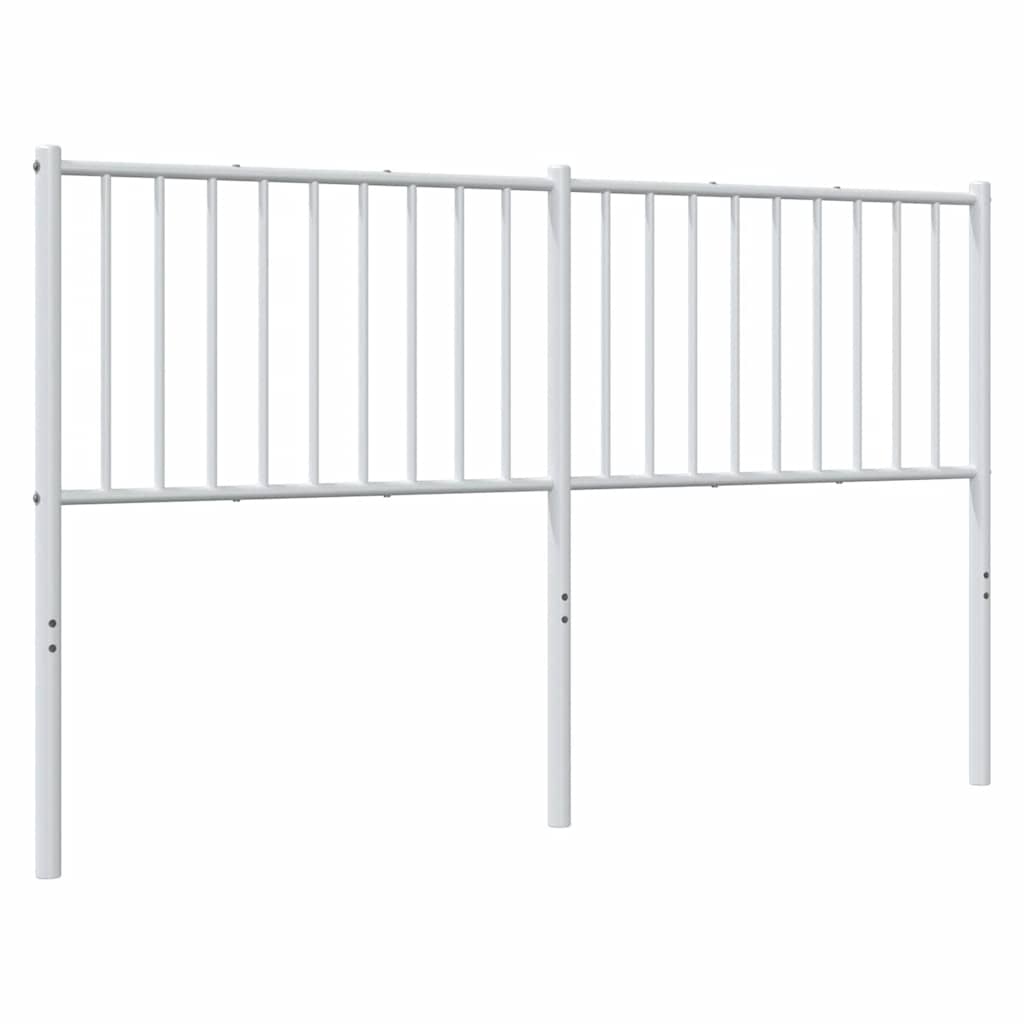 Testiera di Ricambio in Metallo Bianco 160 cm