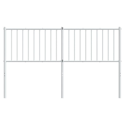 Testiera in Metallo Bianco 160 cm - homemem39