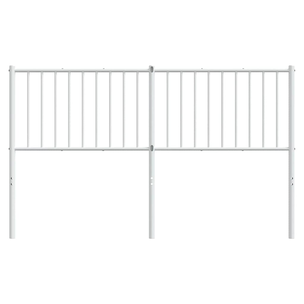Testiera di Ricambio in Metallo Bianco 160 cm