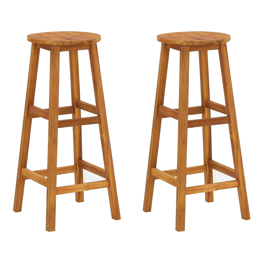 Set da Bar da Giardino 3 pz in Legno Massello di Acacia - homemem39