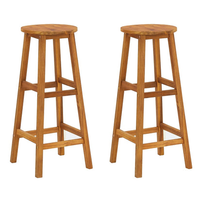 Set da Bar da Giardino 3 pz in Legno Massello di Acacia - homemem39