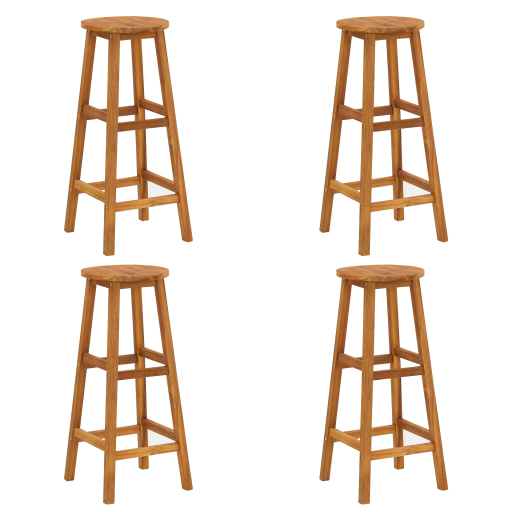 Set da Bar da Giardino 5 pz in Legno Massello di Acacia | homemem39
