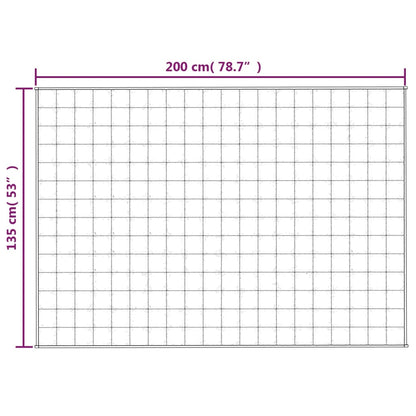 Coperta Ponderata Grigia 135x200 cm 10 kg Tessuto | homemem39