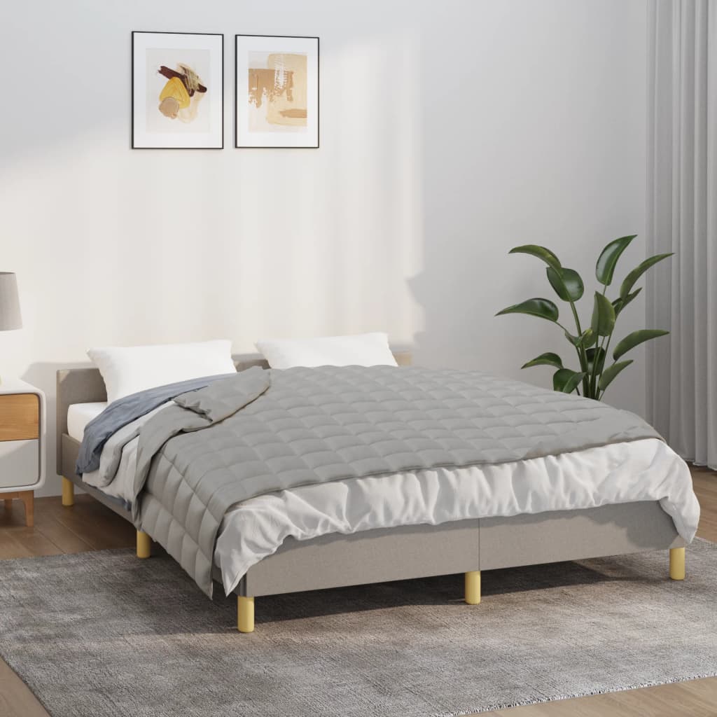 Coperta Ponderata Grigia 135x200 cm 10 kg Tessuto | homemem39