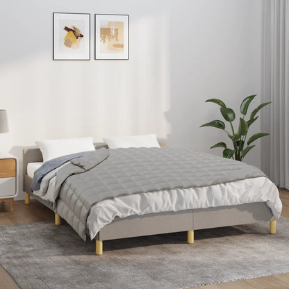 Coperta Ponderata Grigia 135x200 cm 10 kg Tessuto | homemem39