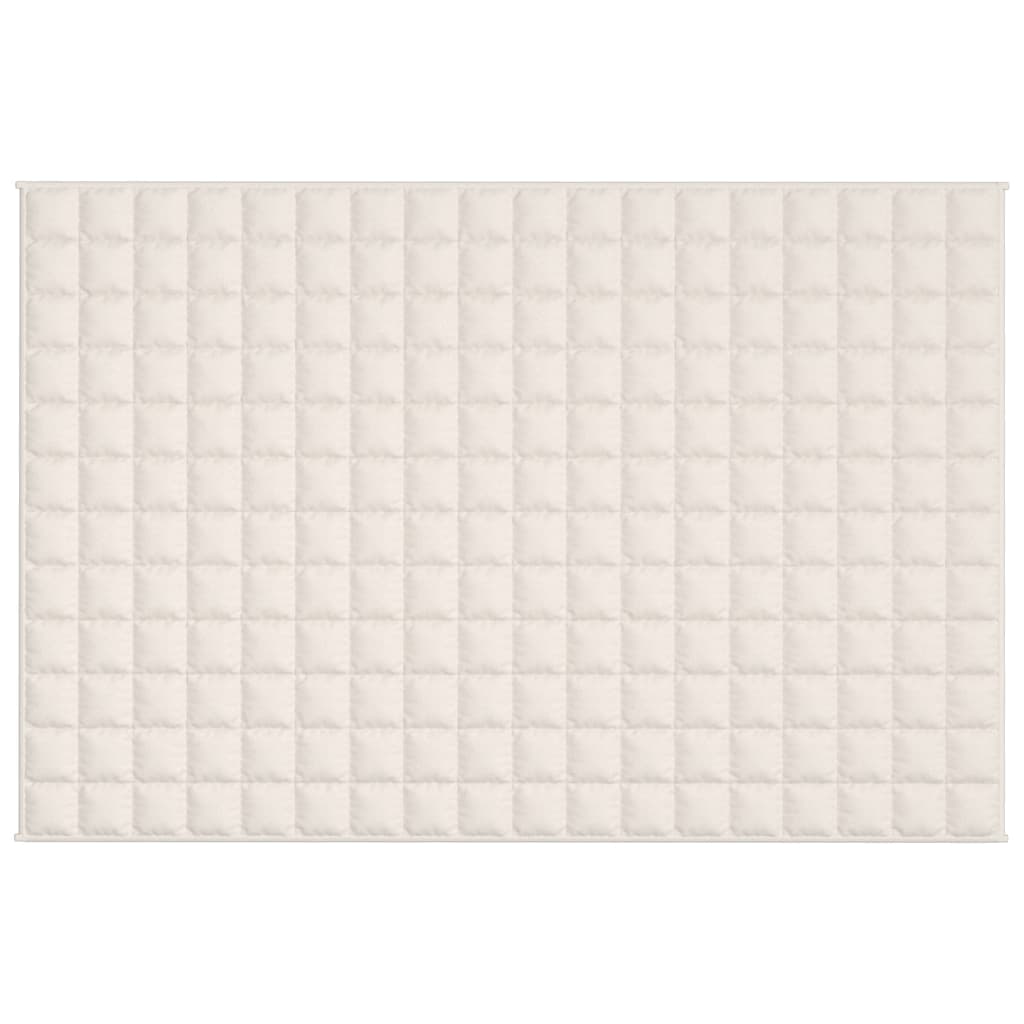 Coperta Ponderata Crema Chiaro 122x183 cm 5 kg Tessuto - homemem39