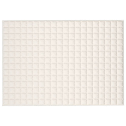 Coperta Ponderata Crema Chiaro 137x200 cm 10 kg Tessuto - homemem39