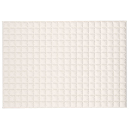 Coperta Ponderata Crema Chiaro 140x200 cm 10 kg Tessuto - homemem39