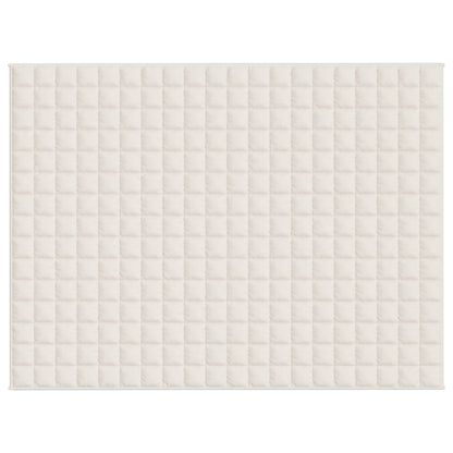 Coperta Ponderata Crema Chiaro 152x203 cm 11 kg Tessuto - homemem39