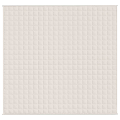 Coperta Ponderata Crema Chiaro 220x230 cm 15 kg Tessuto - homemem39