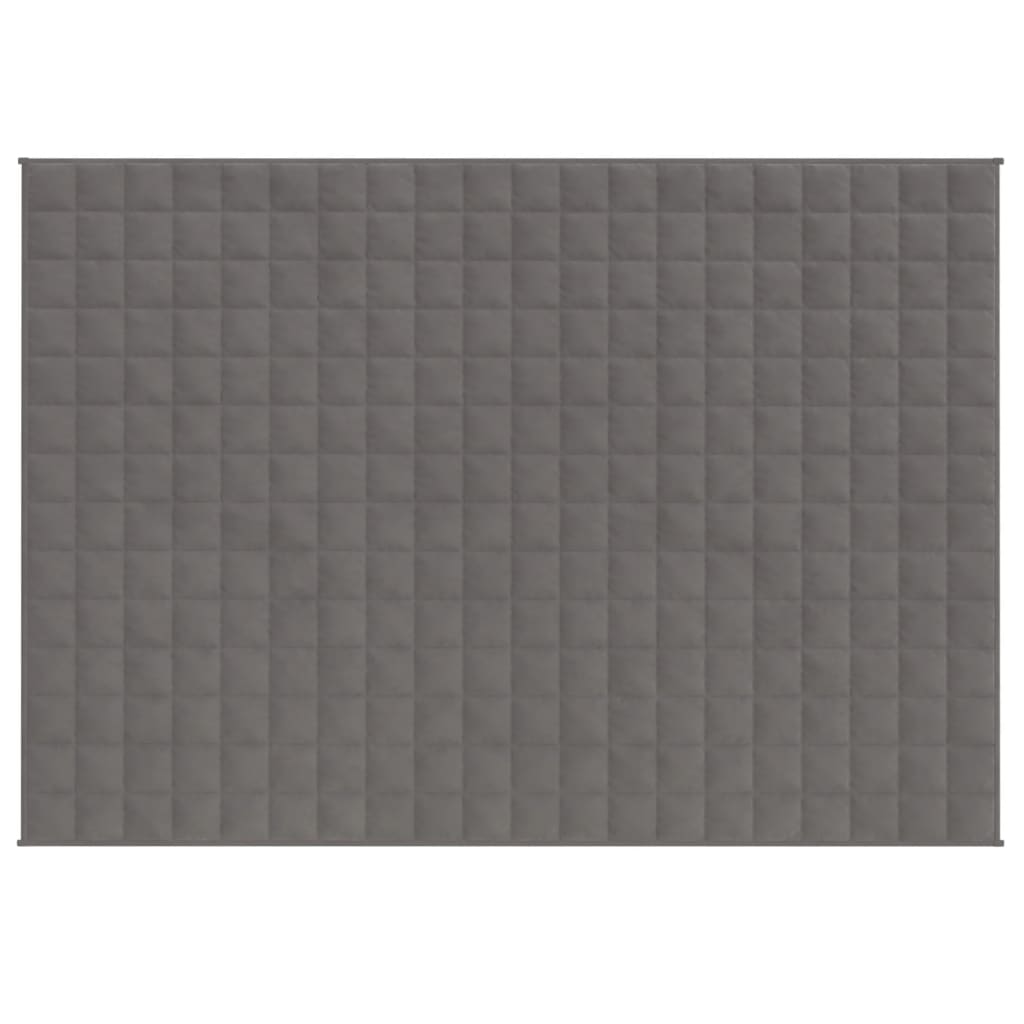 Coperta Ponderata Grigia 152x203 cm 7 kg Tessuto | homemem39