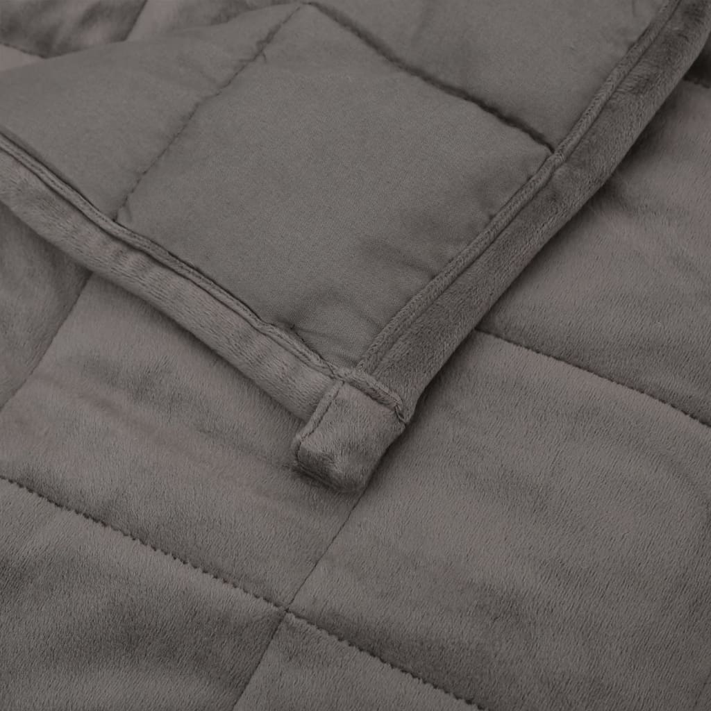 Coperta Ponderata Grigia 220x240 cm 15 kg Tessuto | homemem39
