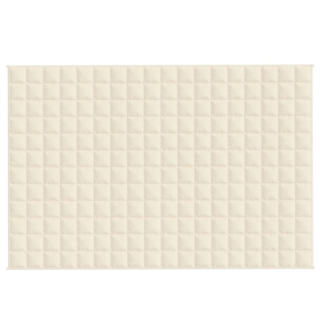 Coperta Ponderata Crema Chiaro 122x183 cm 5 kg Tessuto - homemem39