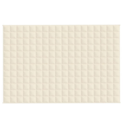 Coperta Ponderata Crema Chiaro 122x183 cm 5 kg Tessuto - homemem39