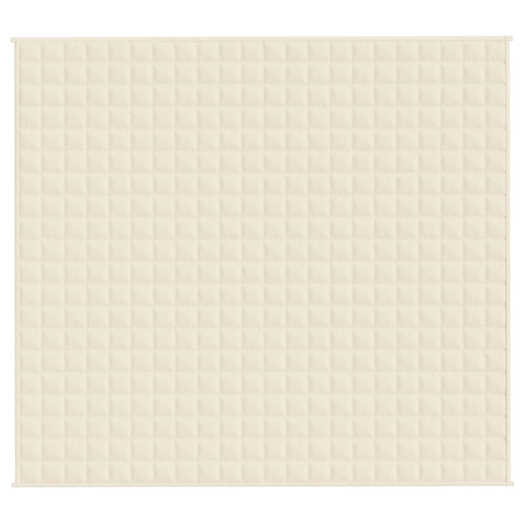 Coperta Ponderata Crema Chiaro 200x230 cm 9 kg Tessuto - homemem39